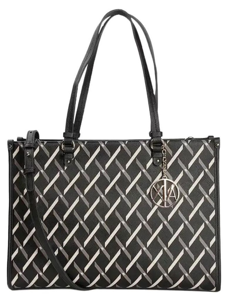 Armani Exchange Accessoire aus Saffiano-Leder mit sportlichem Design