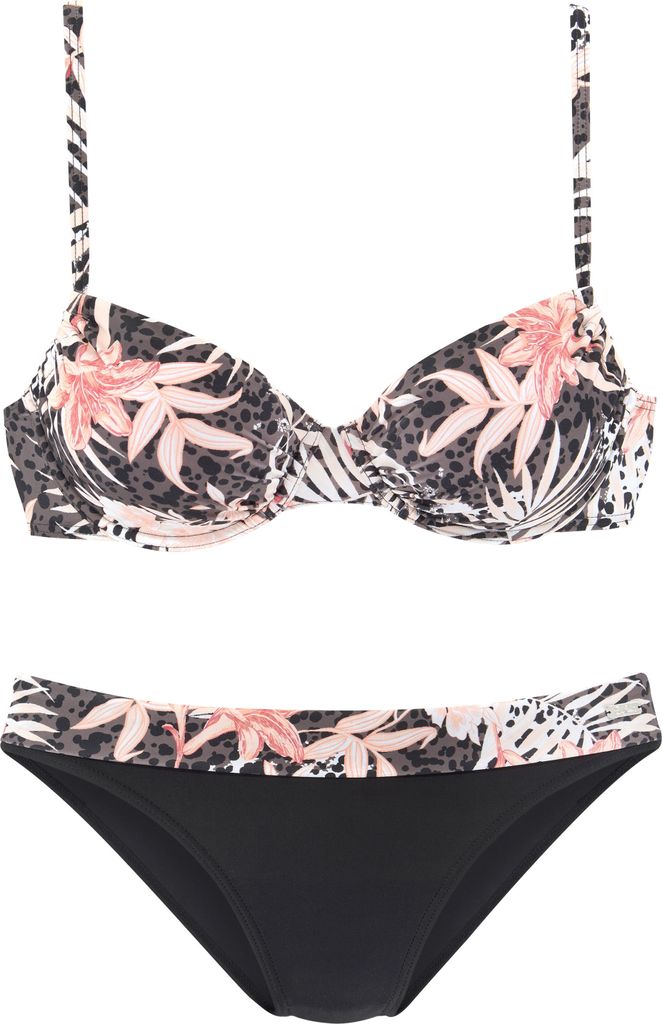 Buffalo Bügel-Bikini braun-apricot Größe 40 Cup E