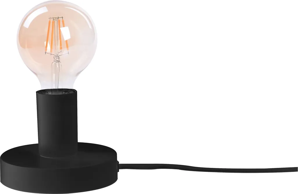 Lampada da comodino industriale nera E27 Bowie 6569 Rabalux