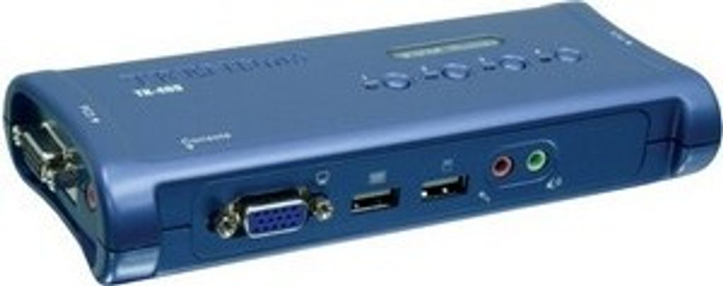 TRENDnet TK-409K KVM Switch 4-Port USB Kit mit Audio