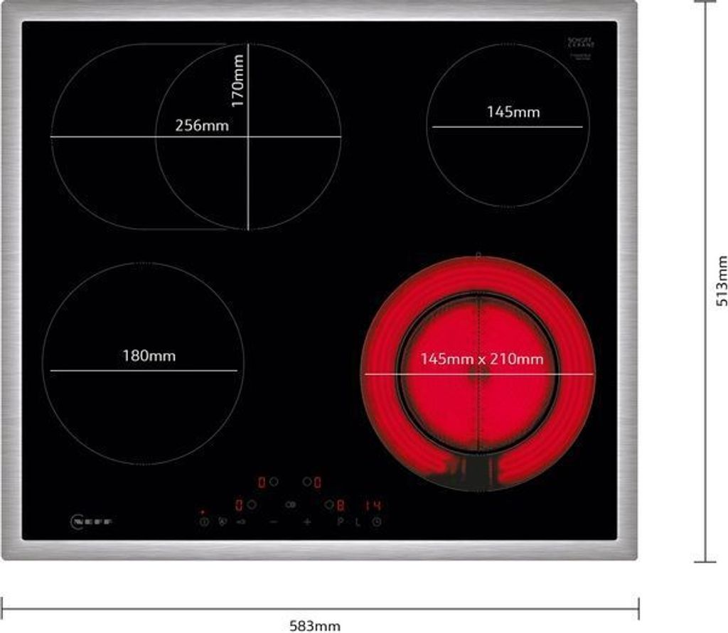 Neff T16SDF9L0 N70 Elektrická varná doska, sklokeramika, Obrázok produktu 5