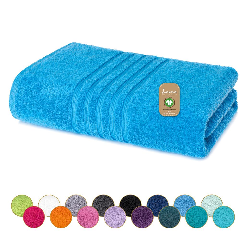 Lavea® Saunahandtuch XXL 80x220 cm, 100% Baumwolle, Damen, Produktbild 