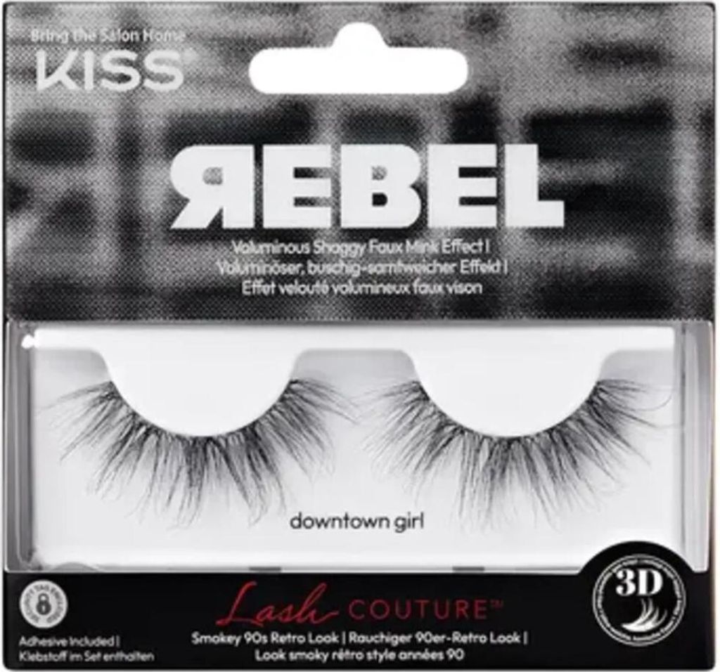 Kiss 3D Downtown Girl Rebel falsche Wimpern 1 Paar