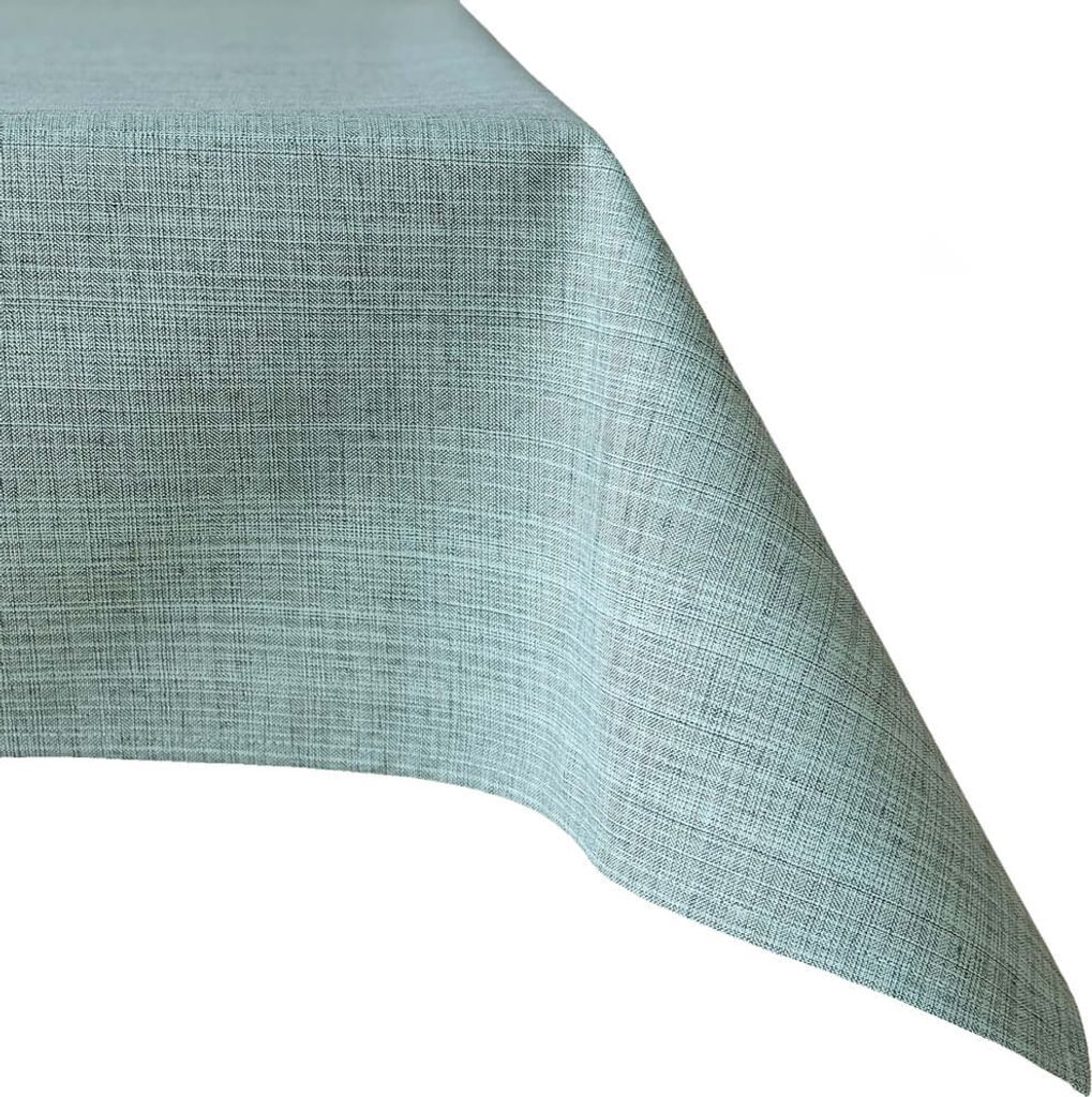 Outdoor Garten-Tischdecke mint-grün rechteckig 130x160 cm abwaschbar