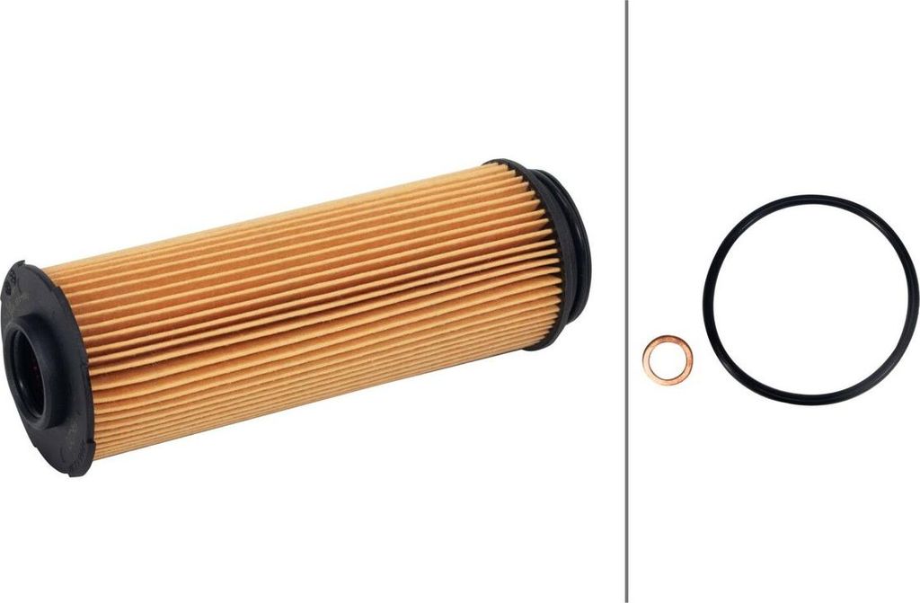 Ölfilter-Einsatz Ø 54 mm HELLA IAM-Expertise passend für u.a. BMW 7er