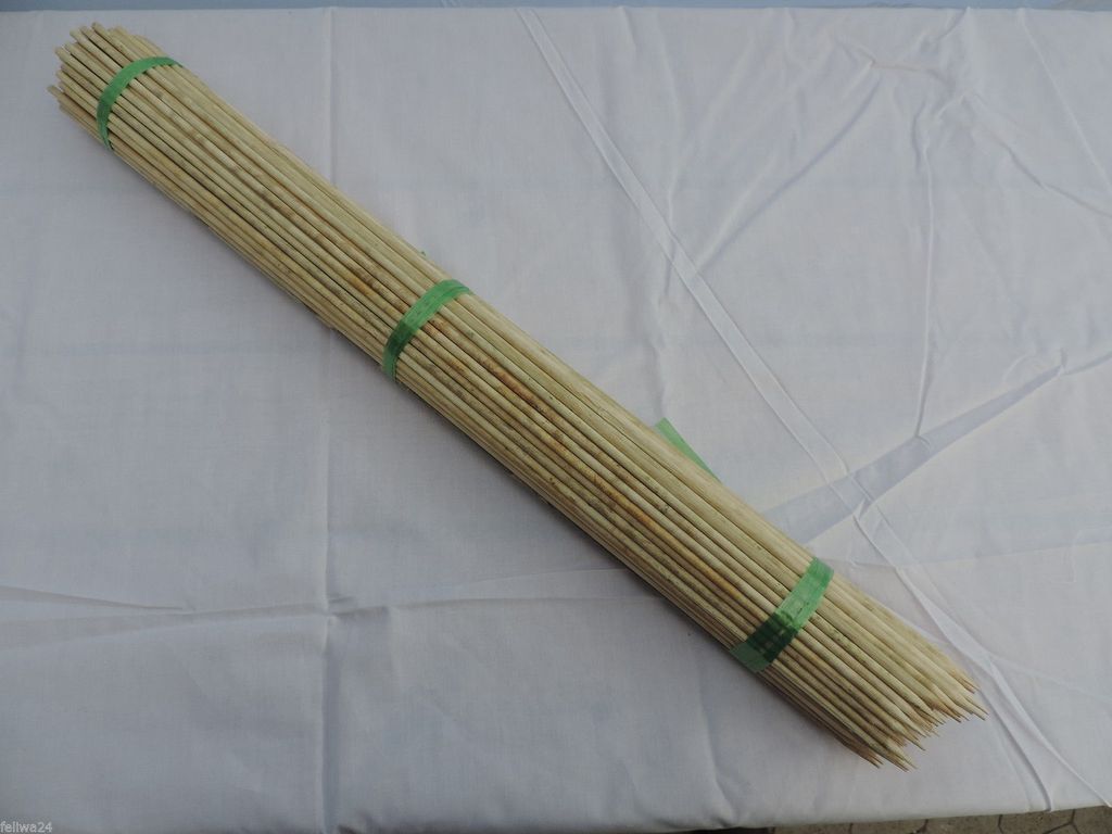 100x Bambus Splittstäbe 90 cm Pflanzstäbe Pflanzenstäbe Bambussplitt Pflanzstab 