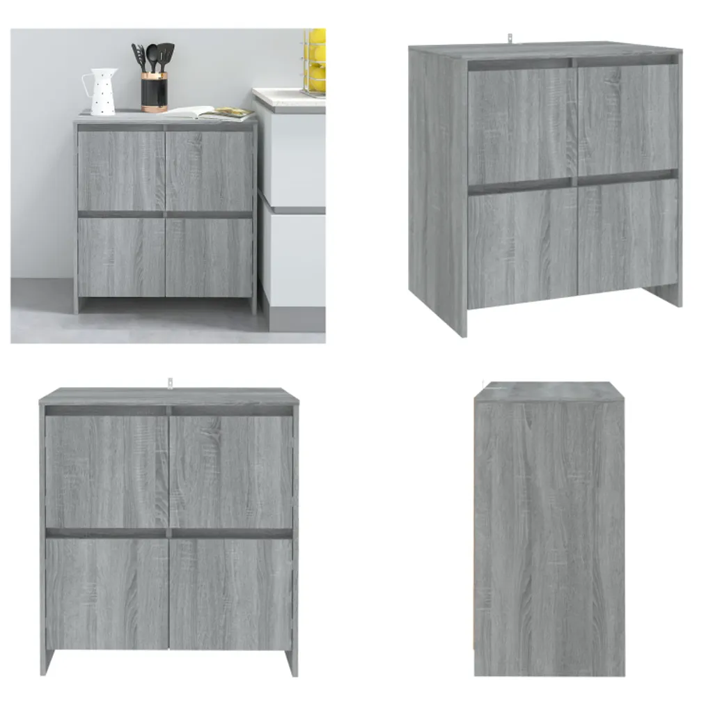 Credenza Economica vidaXL Grigio Sonoma 70x41x75 cm | Offerta