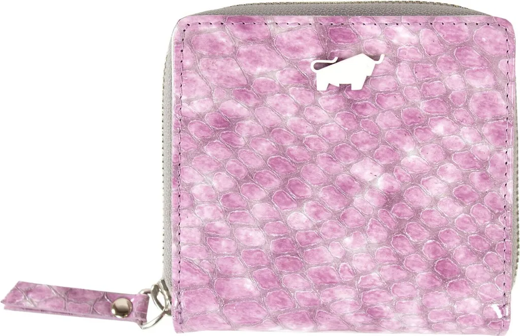 Braun Büffel Alma Wallet Purple - Porte-monnaie en Cuir Pourpre Elégant