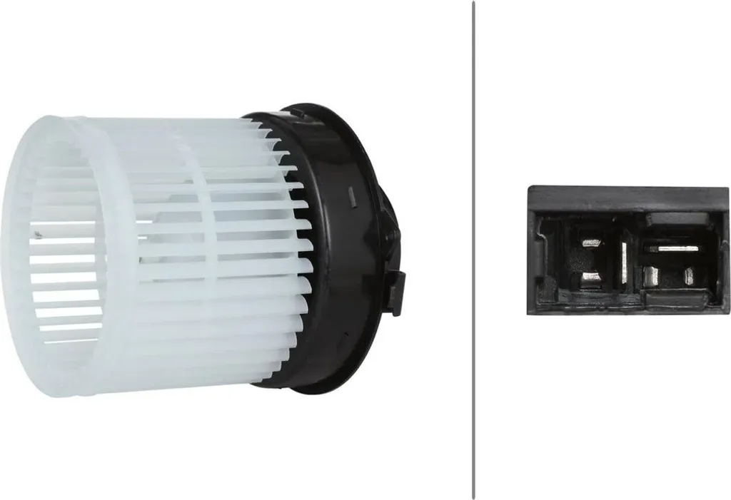 Pulseur d'air habitacle 12V HELLA pour système de chauffage de auto