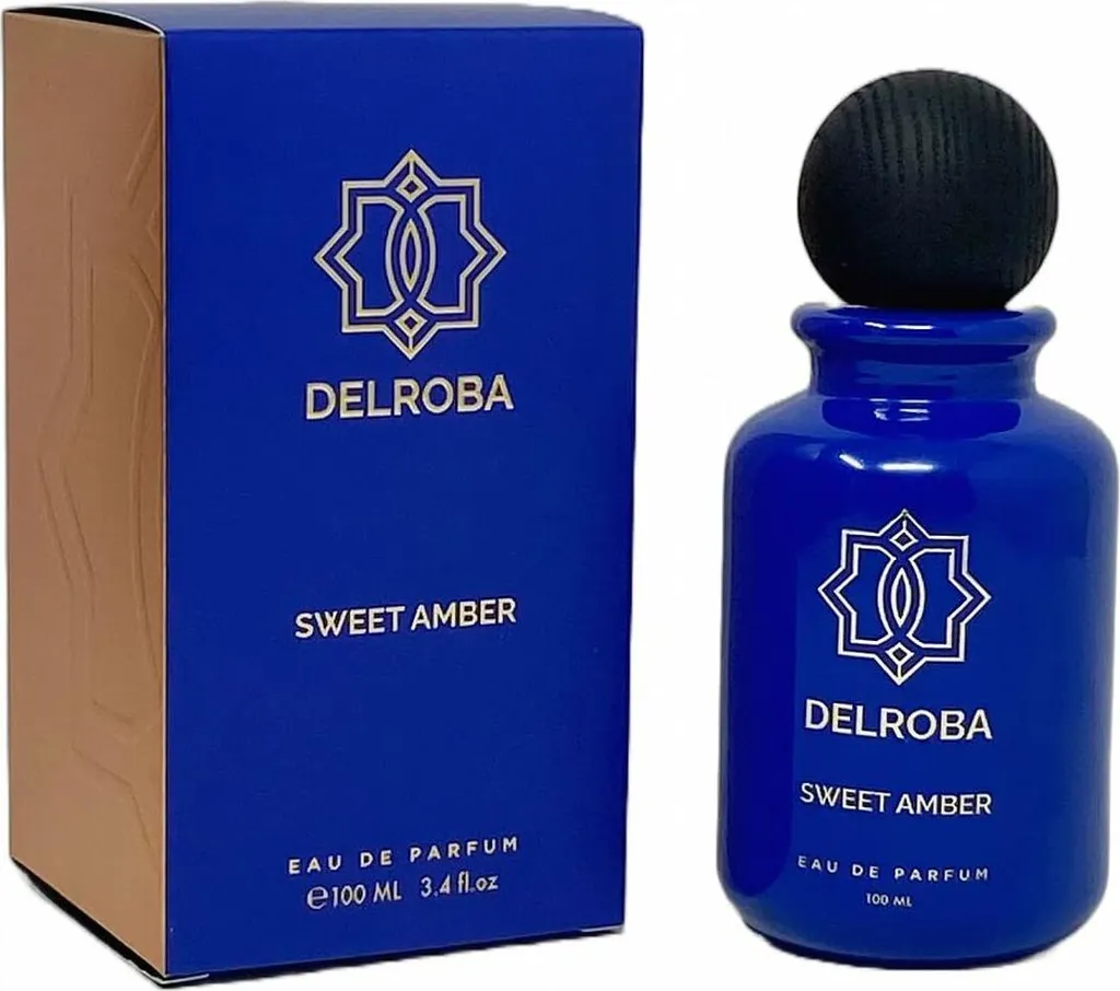 Eau de Parfum Sweet Amber Delroba 100 ml - Fragrance Florale Orientale