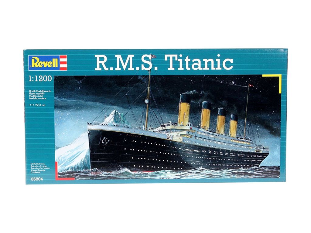 Revell 05804 RMS Titanic Bausatz Schiff Modell 1:1200 in Produktbild