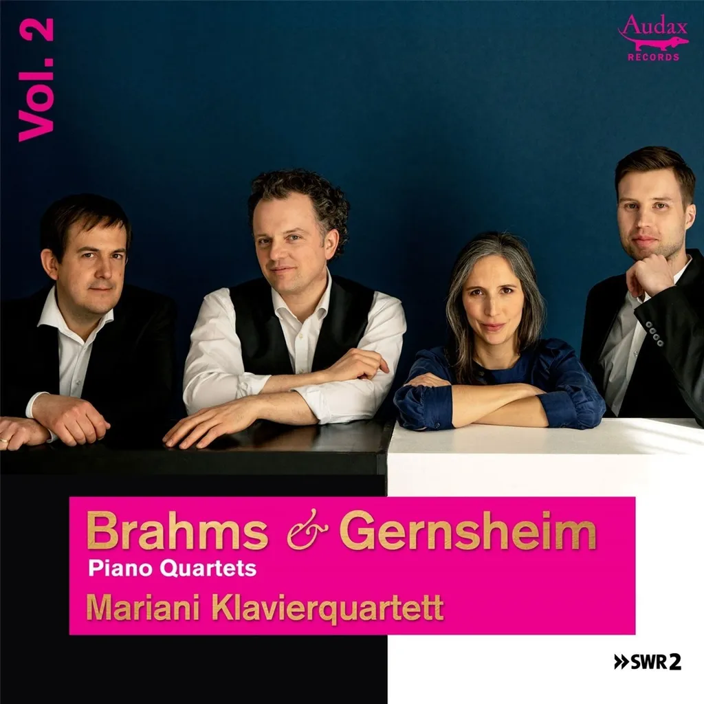 CD Brahms Quatuors avec Piano : Sonorité Pure Quatuor Mariani Vol.2