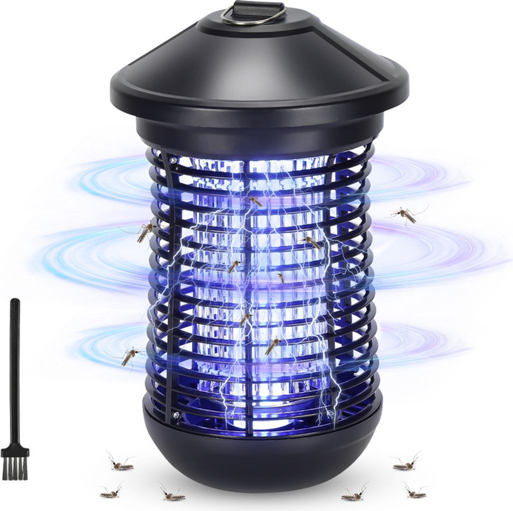 Jiubiaz Insektenvernichter Fliegenfänger Draußen Mückenfalle LED 18W
