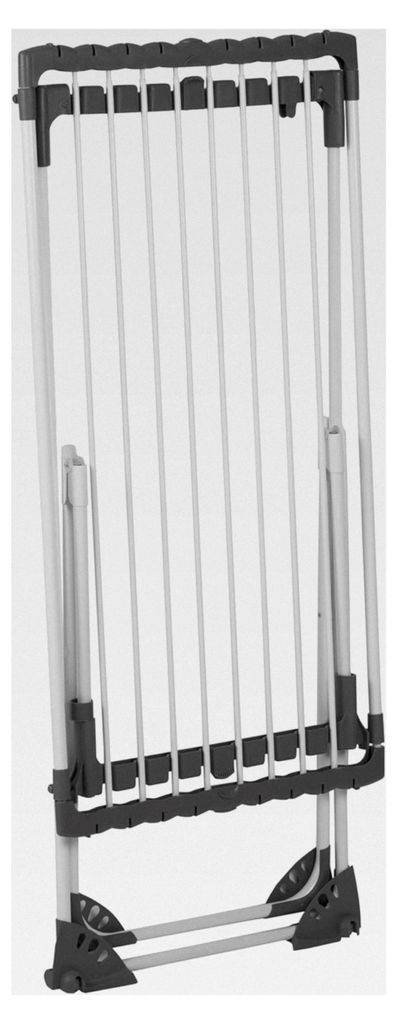 Wäscheständer mit Rollen, ausziehbar, teleskopisch, Wäscheflügeltrockner, stabiler Standtrockner, Trockenfläche 20 m, Größe 108-190 x 56 x 9...