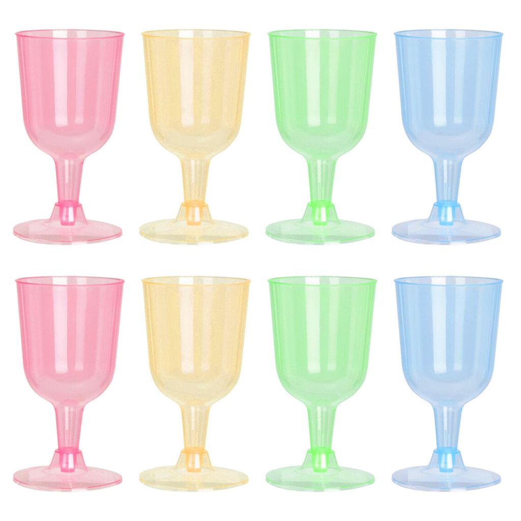 16x Weingläser Kunststoff 160 ml wiederverwendbar Weinkelch Produktbild 