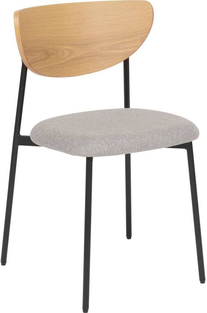 Satz von 2 stühlen "jaisa" grau - Atmosphera créateur d'intérieur