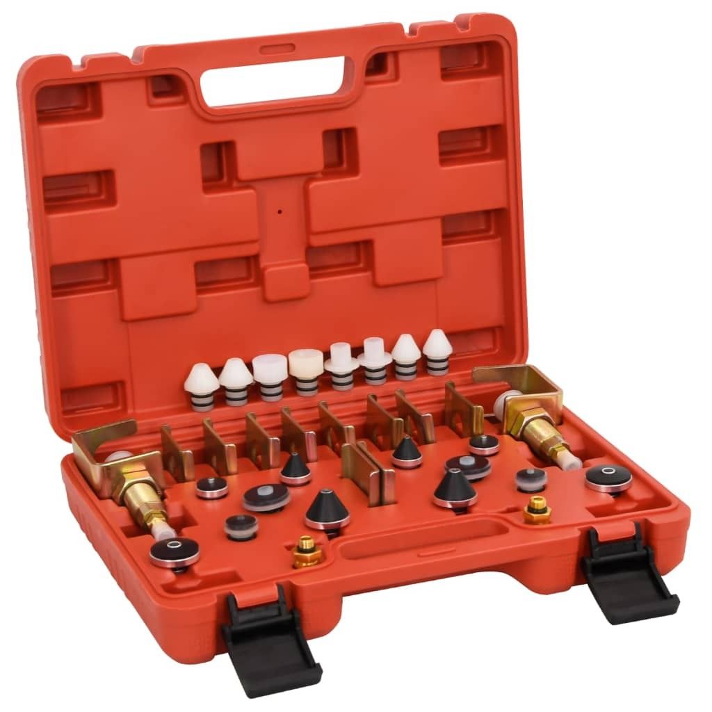 vidaXL Kühlsystemtester Set Rot 36x27x9 cm