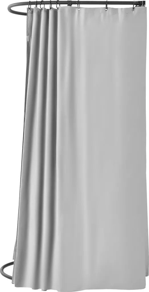SucceBuy Schermo privacy spogliatoio portatile grigio-bianco 100x95x200cm