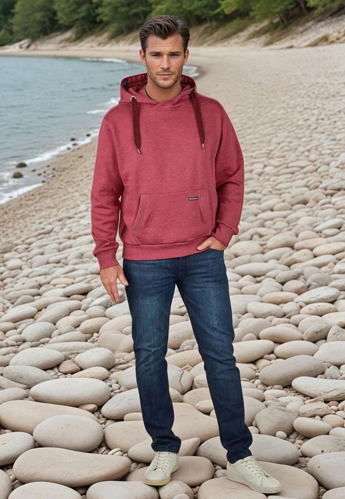 salzhaut Herren Hoodie HEFF 4XL Maritimer Kapuzenpullover Regular Fit – Kuscheliger Sweat-Pullover aus weichem Baumwoll-Mix mit Kängurutasche ...