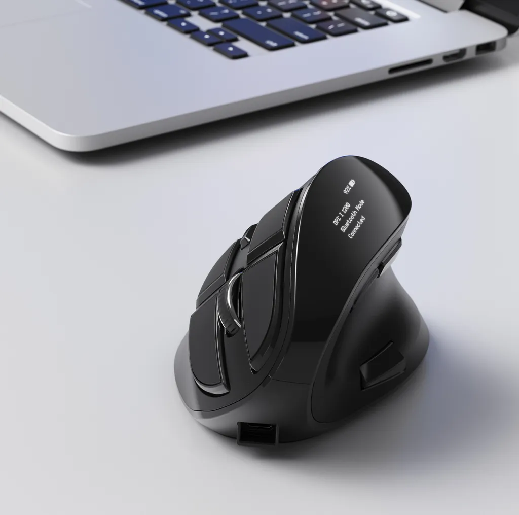 Souris optique verticale CSL avec DPI réglable et Bluetooth - 6