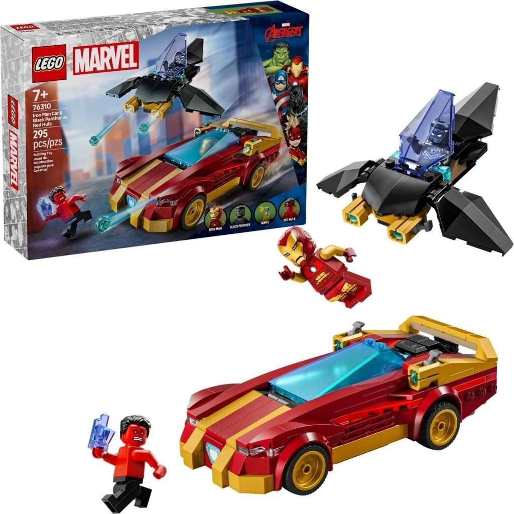 LEGO Iron Manovo auto a Black Panther vs. Red Hulk, Sada na Obrázek produktu 