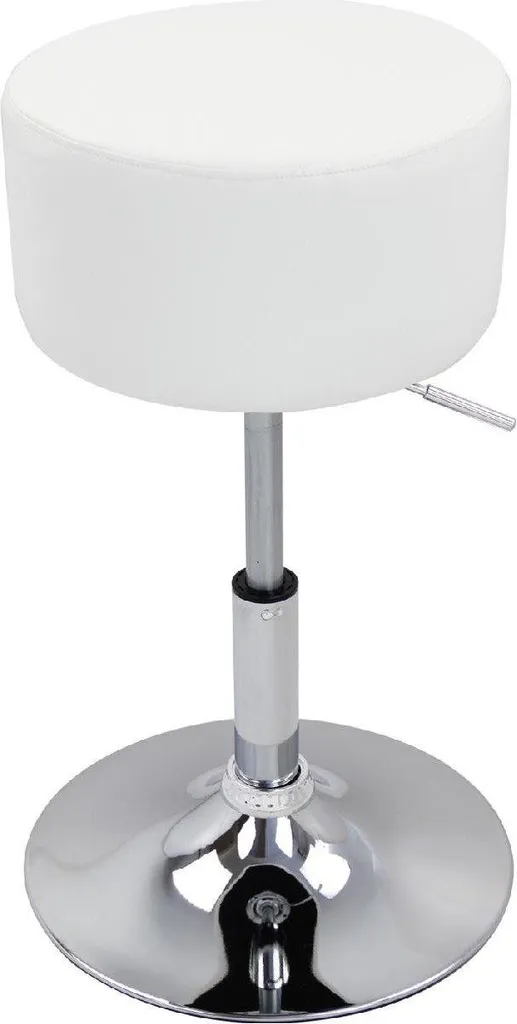 Tabouret de bar Zizi blanc : fini le mal de dos avec ce siège réglable