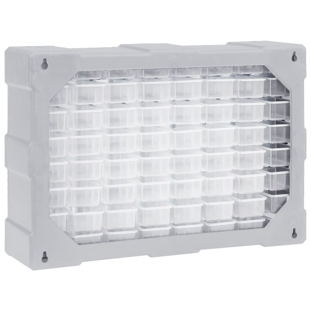 viaczásuvkový organizér vidaXL so 64 zásuvkami 52x16x37,5 Obrázok produktu 4