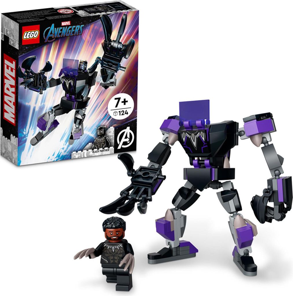 LEGO Marvel Avengers Mechaniczna zbroja Czarnej Pantery, Zdjęcie produktu 
