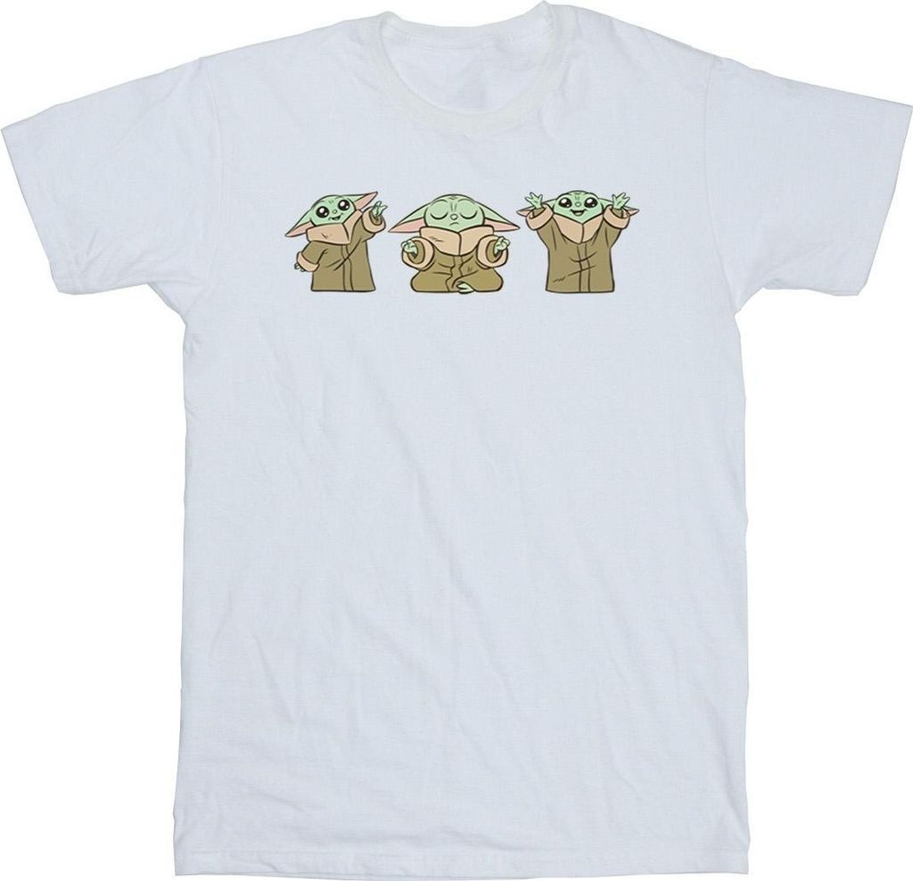 Star Wars - "The Mandalorian" T-Shirt für Herren BI47478 (L) (Weiß)