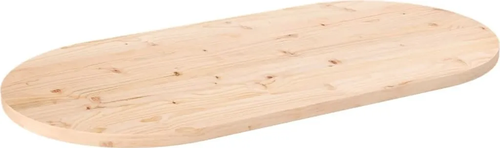 Piano Tavolo Ovale 110x55x2,5 cm Maison Exclusive Pino Massiccio
