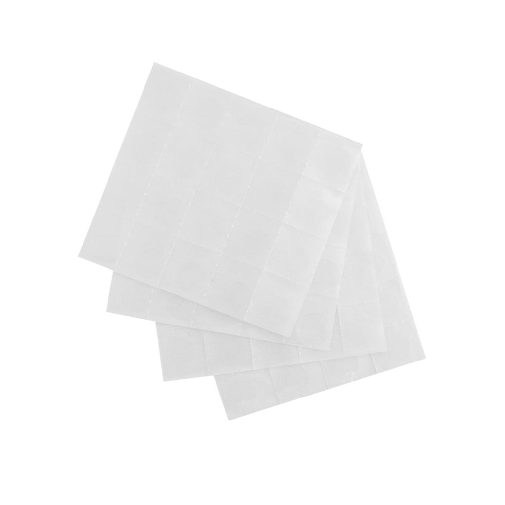 Oblique Unique 80 Klebepunkte Klebepads Doppelseitig Selbstklebend Rund - transparent