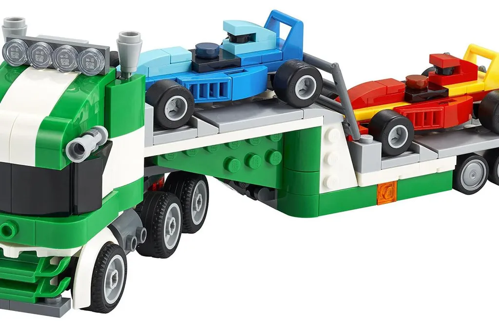 Jeu de construction camion de transport LEGO Creator 3 en 1 modulable - 49