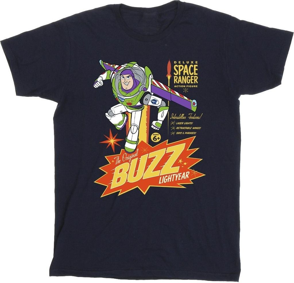 Disney - "Toy Story Lightyear" T-Shirt für Mädchen BI41855 (116) (Marineblau)