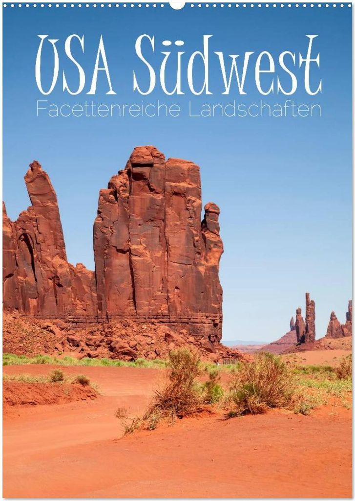 USA Südwest Facettenreiche Landschaften (Wandkalender 2026 DIN A2 hoch), CALVENDO Monatskalender