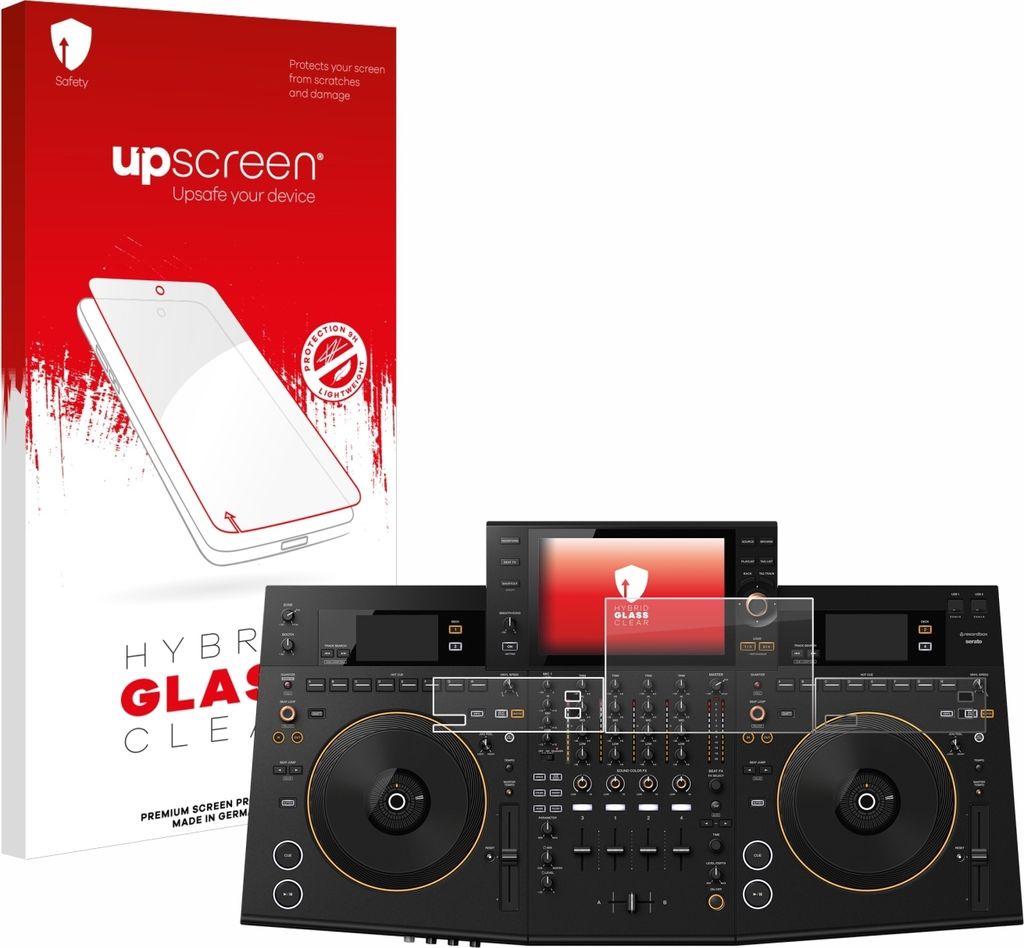 upscreen Schutzglas für Pioneer OPUS-QUAD Schutzfolie Panzer Folie Glas Display Schutz klar