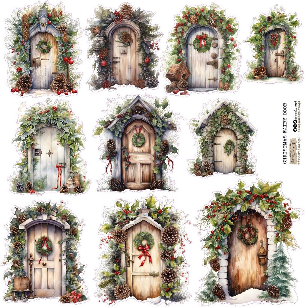 AUFKLEBER - ScrapLove - Weihnachtsfee Türchen 1