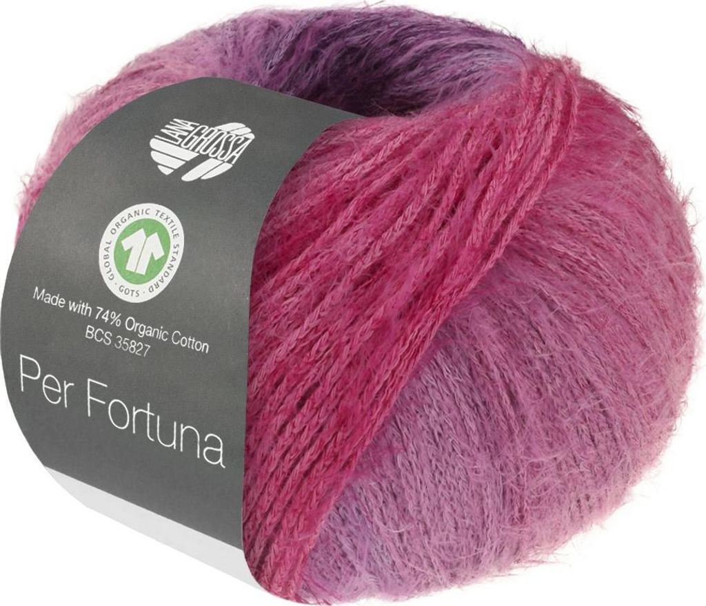 Lana Grossa - Per Fortuna Degrade GOTS 0105 lila aubergine Produktbild 