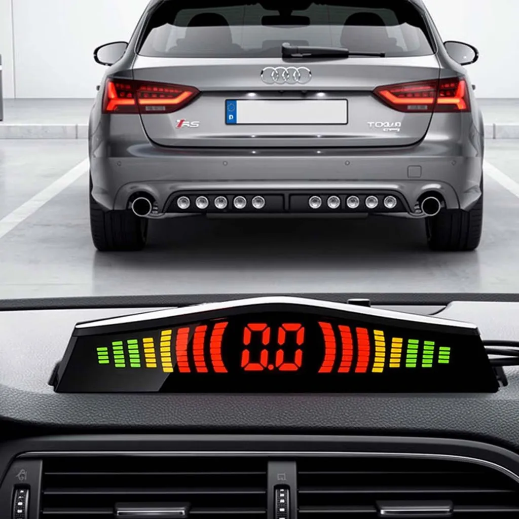 Kit Sensori Parcheggio Avizar 8 Capsule Nere: Sicurezza Totale Auto - 4