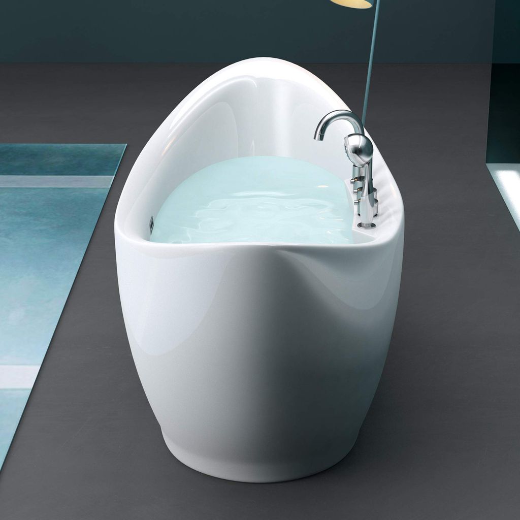 Mai & Mai Freistehende Badewanne 180x80cm Oval inkl. Produktbild 4