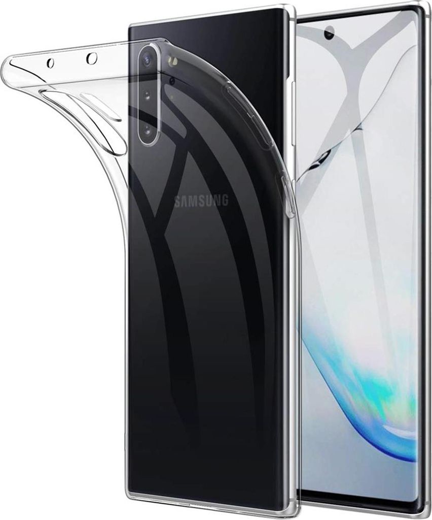 Schutzhülle für Samsung Galaxy Note 10 Plus Hülle Transparent Slim Cover Clear Case