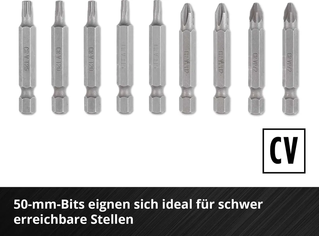 Set de 28 Embouts de Vissage Einhell S-CASE pour Perceuses et Visseuses - 3