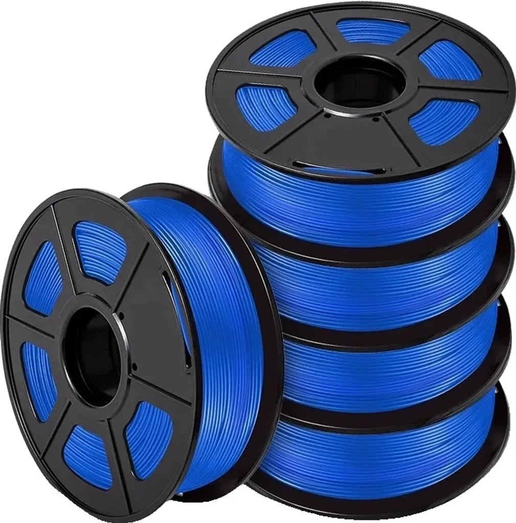 Filamento 3D PLA Plus Blu Multicolore - Colori Vibranti e Zero Difetti