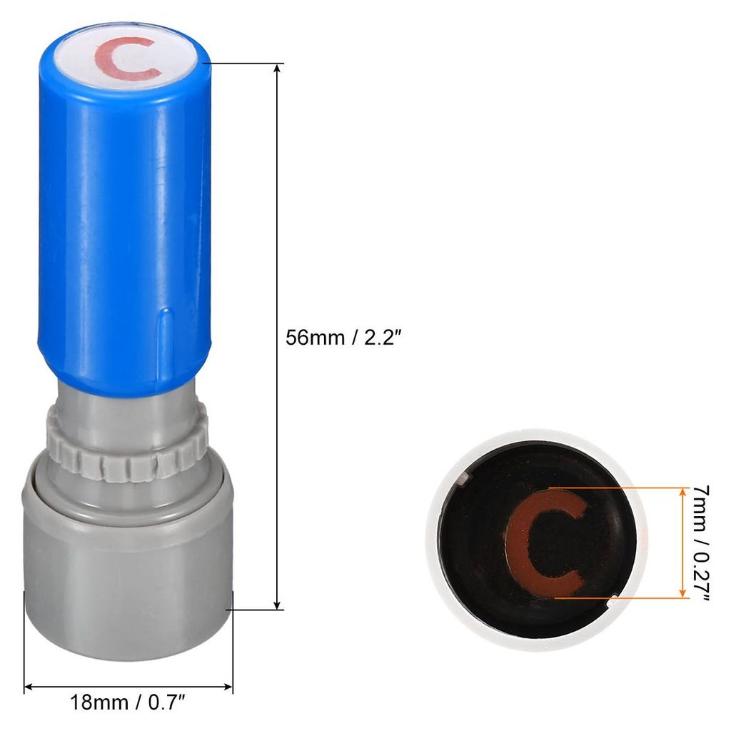 Schriftmarken Selbstf?rbung Zeichen C Plastik Klein Buchstaben Stempeln Anfang Stempel Mini Stamper Set fš¹r Klassenzimmer Scrapbooking Kunst Bla...