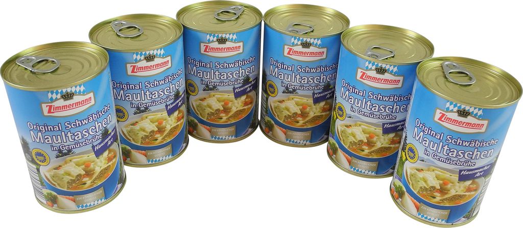 Schwäbische Maultaschen-Suppe 6er Pack (6 Dosen à 400 ml)
