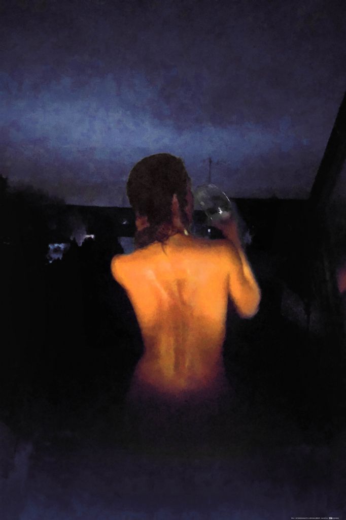 Frauen Kunstdruck Bild - Erotische Aussicht (120 x 80 cm)