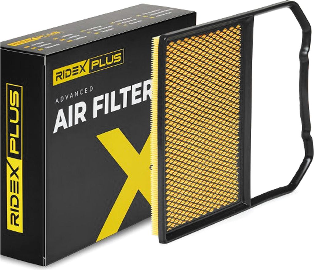 Luftfilter RIDEX PLUS 8A0286P für VW Polo Schrägheck (6R1, 6C1) Filtereinsatz