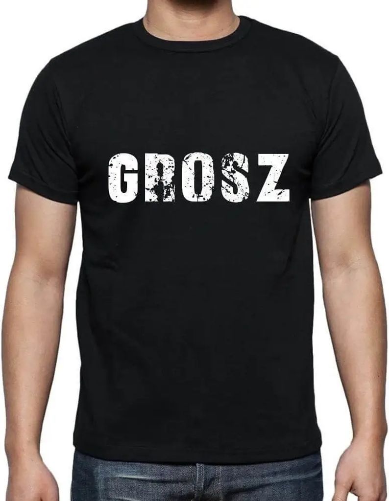 Herren Grafik T-Shirt Grosz Öko-Verantwortlich Vintage Jahrgang Kurzarm Lustige Druck Geburtstag Geschenk Mann