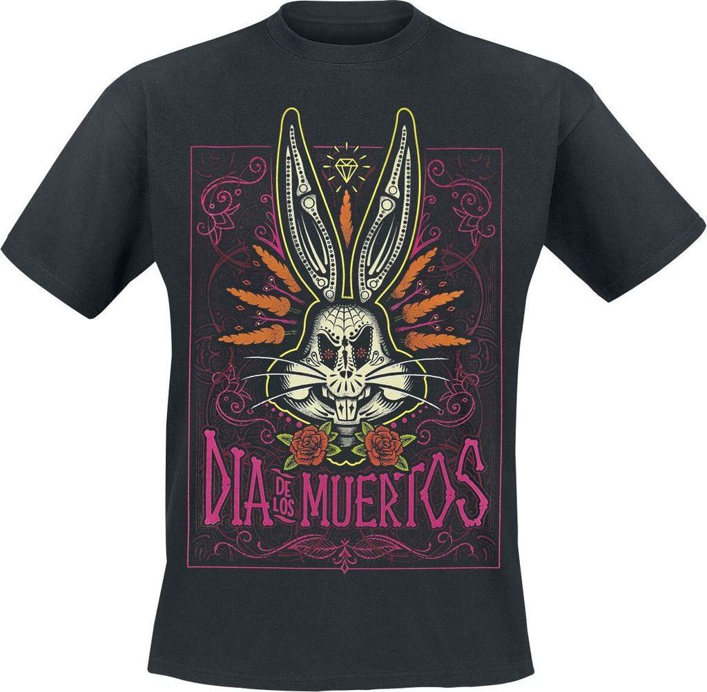 Looney Tunes T-Shirt Herren Dia De Los Muertos schwarz XXL
