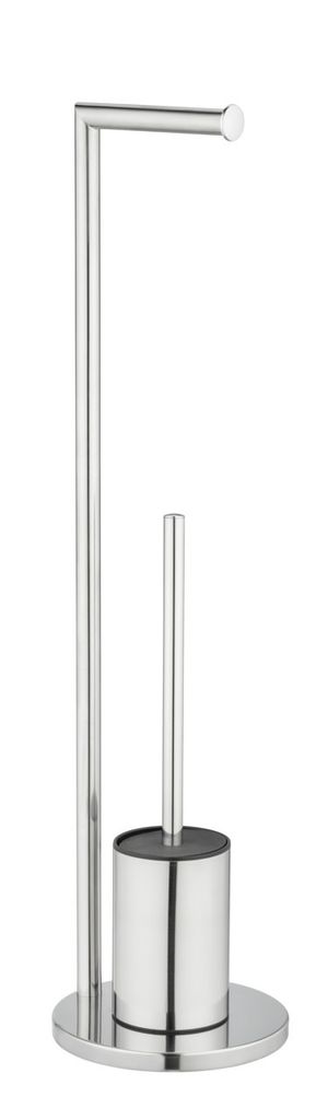 WENKO set per WC in piedi in metallo Ferla in argento 18 x Immagine del prodotto 
