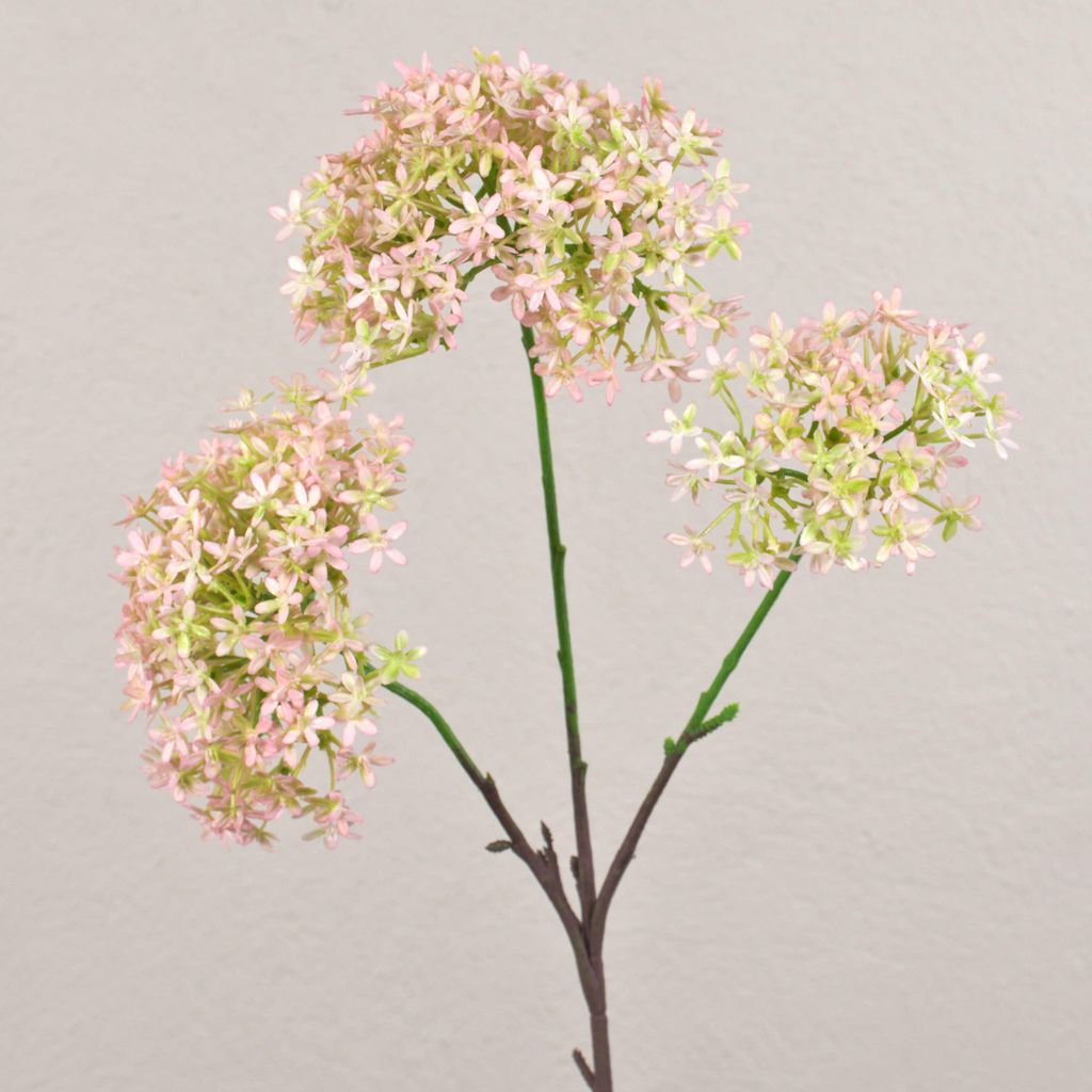 artplants.de Künstliche Kronenblume GULIO, rosa-grün, 75cm, Ø10-15cm - Kunst Kronenblume